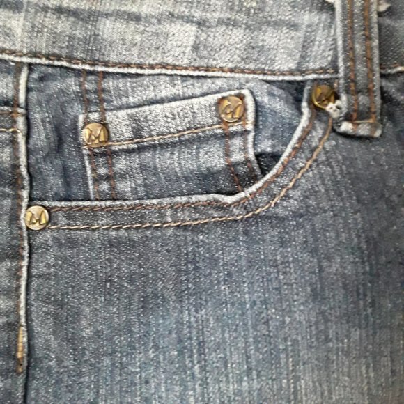 Miley Cyrus Max Azria Straight Leg Jeans Juniors Size 5 - Picture 4 of 9